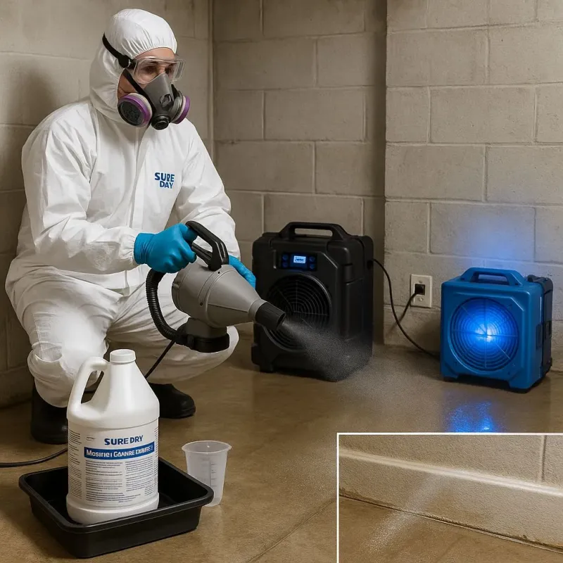 Sanitization and Odor Removal process in Holladay, UT
